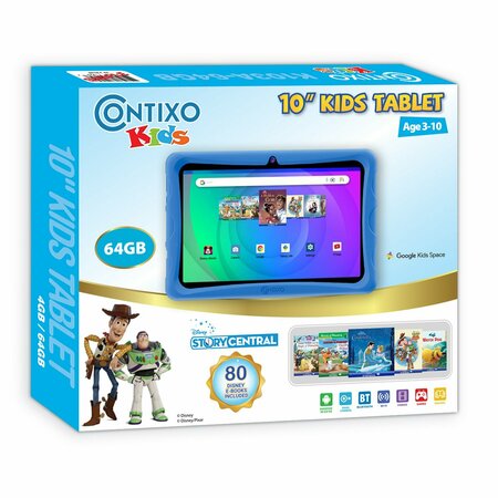 CONTIXO 10-Inch Kids 64GB HD Tablet K103-A Blue